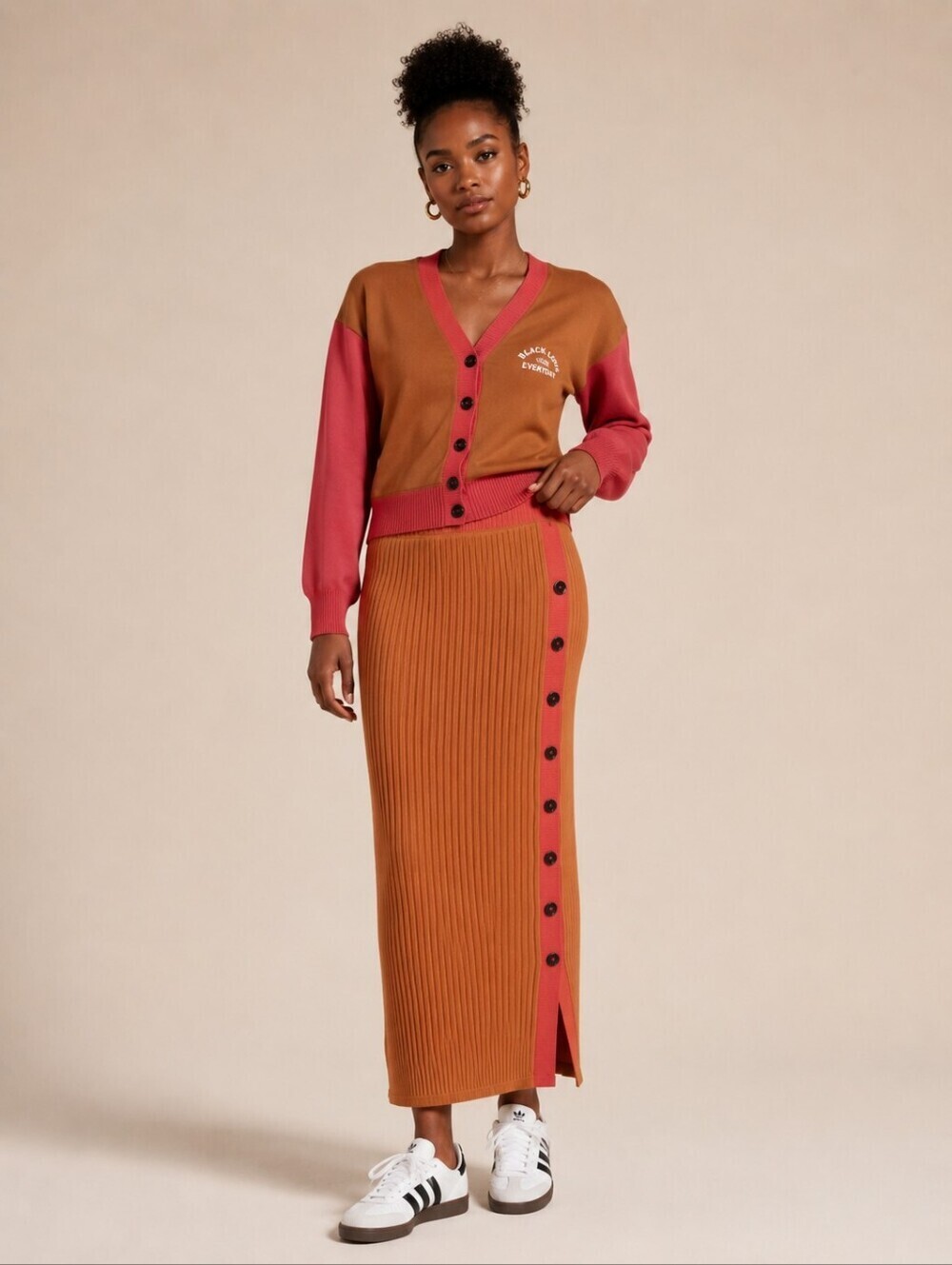 Target NWTs Black Love All Day Everyday Skirt Set